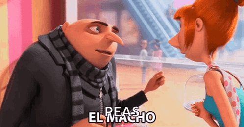 El Macho Gru GIF. This 498 x 259 animated GIF is part of our lucie wilde collection. Related themes include gru, macho man, steve carell. Created by…