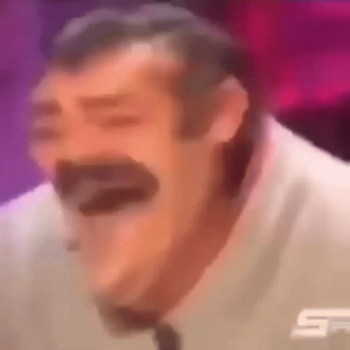 El Risitas Laughing Hysterically GIF