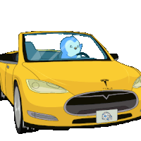 Electric Pengu Sticker