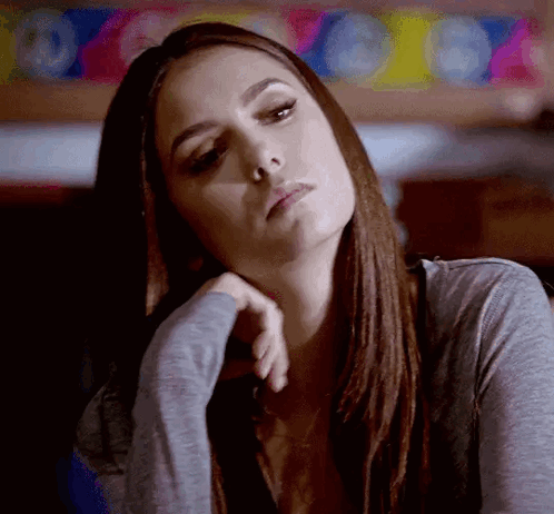 Elena Gilbert Nina Doberv GIF