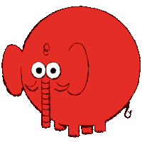 Elephant Elefante Sticker