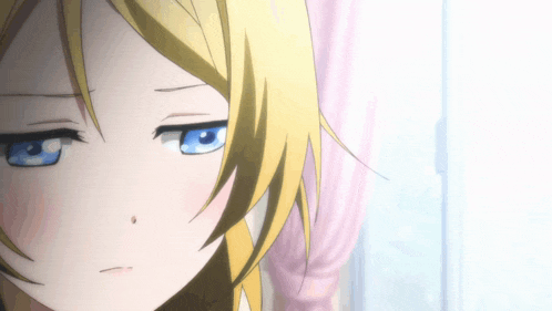 Eli Ayase Surprised Look GIF