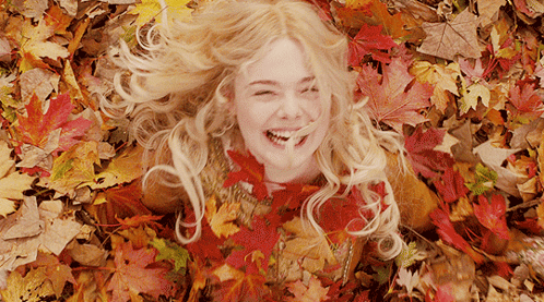 Elle Fanning Fall GIF