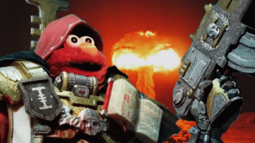 Elmo Exterminatus GIF. This 498 x 280 animated GIF is part of our exterminatus collection. Related themes include elmo, explosion, meme. Created by…