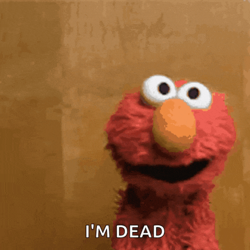 Elmo Faint GIF