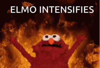 Elmo Fire GIF