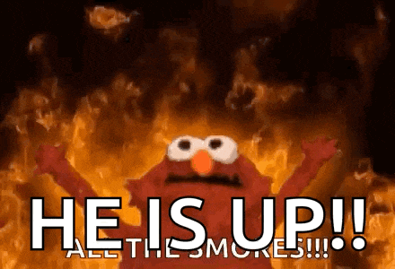 Elmo Fire GIF