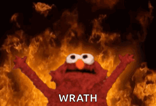 Elmo Fire Fire Elmo GIF