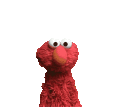 Elmo Shrug Sticker