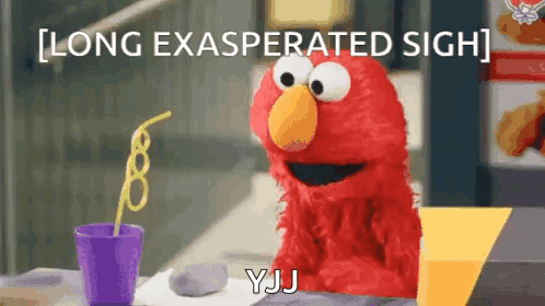 Elmo Sigh GIF