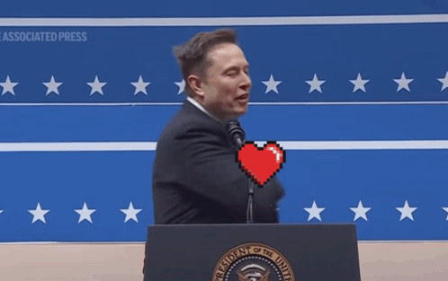 Elon Musk Heart GIF