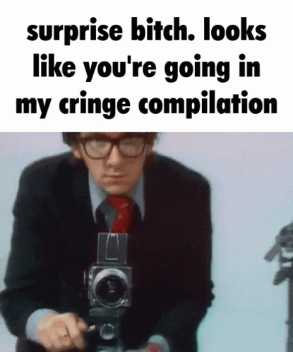 Elvis Costello Elvis GIF. This 415 x 498 animated GIF is part of our surprise bitch collection. Related themes include cringe, meme. Created by…