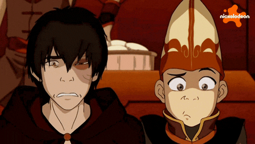Embarrassed Aang GIF