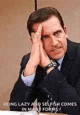 Embarrassed Michaelscott GIF