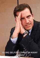 Embarrassed Michaelscott GIF