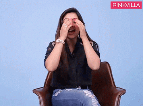 Embarrassed Reem Shaikh GIF