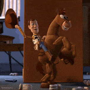 Embarrassed Woody GIF