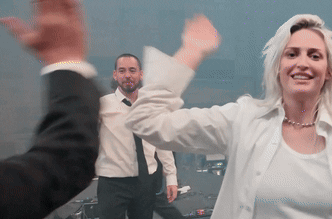 Emily Armstrong High Five GIF