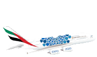 Emirates Airplane Sticker
