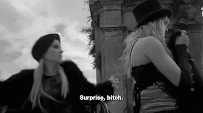 Emma Roberts Surprise Bitch GIF
