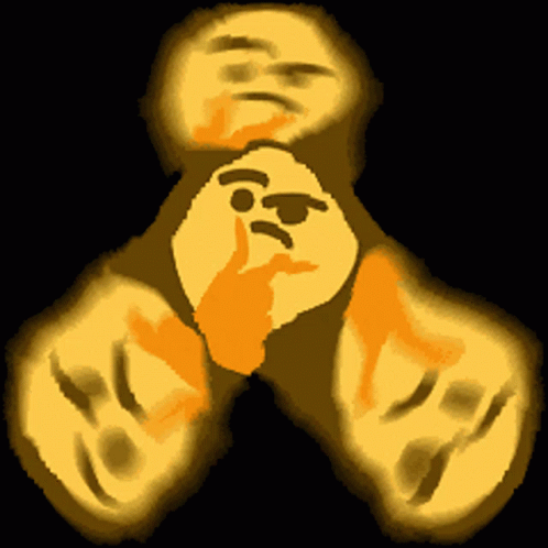 Emoji Hmm GIF