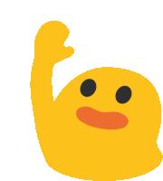Emoji Raises Hand Sticker