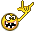 Emoticon Rock And Roll Sticker