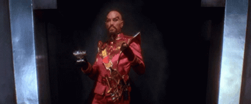 Emperor Ming Flash Gordon GIF. This 498 x 208 animated GIF is part of our flash gordon collection. Created by Partyfjes05. View the original animation…