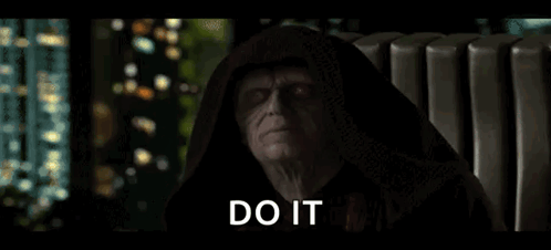 Emperor Palpatine Smile GIF