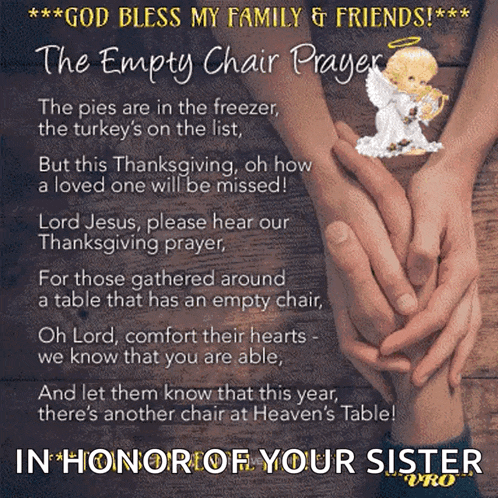 Empty Chair Prayer Thanksgiving GIF