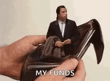 Empty Wallet No Money GIF. This 220 x 162 animated GIF is part of our meme john travolta collection. Related themes include empty wallet, john travolta…