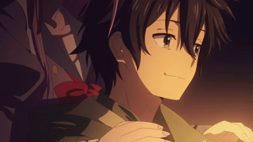 Enage Kiss Anime Hug GIF