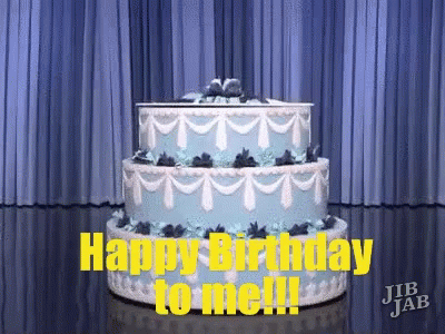 Ence Happy Birthday To Me GIF. This 400 x 300 animated GIF is part of our girl jumping out of cake collection. Related themes include happy birthday to me…