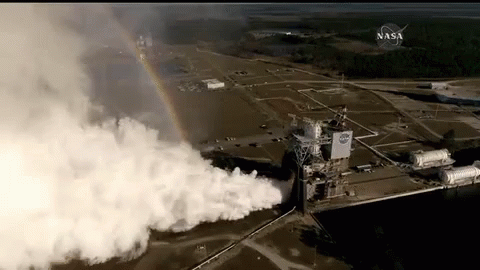 Engine Hot Fire Test GIF