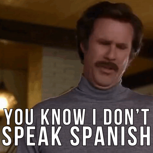 English Please I Don'T Speak Spanish GIF