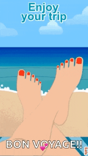 Enjoy Your Trip Beach GIF