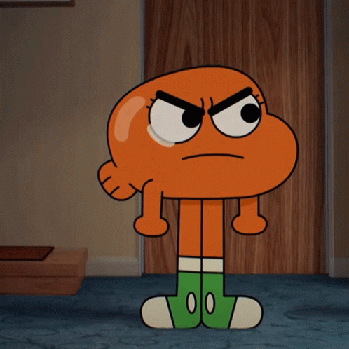 Enojado Darwin GIF
