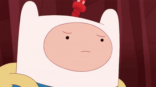 Enojado Finn GIF