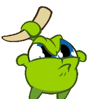 Enraged Nibble Nom Sticker