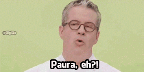 Ernst Knam Paura GIF. This 498 x 249 animated GIF is part of our paura eh collection. Created by TV_Italiana. View the original animation, share it, or…