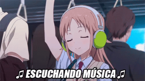Escuchando Musica Es El Transporte GIF