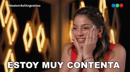 Estoy Muy Contenta No Lo Puedo Creer GIF