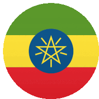 Ethiopia Flags Sticker