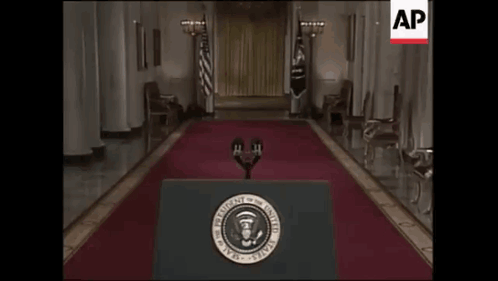 Evening Bush Addressing GIF