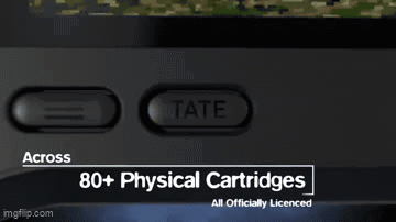 Evercade Nexus Tate Mode GIF