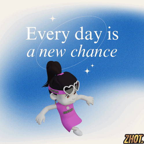 Every Day Is A New Chance New Day GIF. This 498 x 498 animated GIF is part of our so youre saying theres a chance animated collection. Related themes…