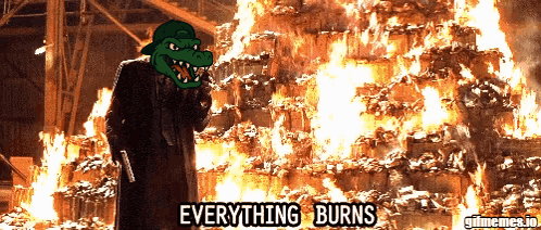 Everything Burns Burning GIF. This 498 x 212 animated GIF is part of our joker burning money collection. Created by bringerofgifs. View the original…