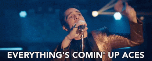 Everythings Coming Up Aces Success GIF