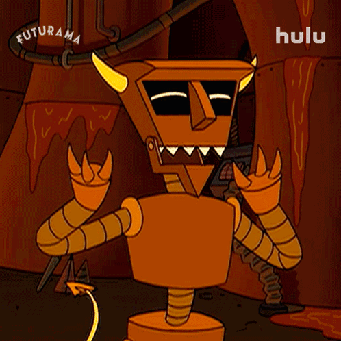 Evil Laugh Robot Devil GIF