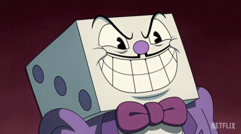 Evil Smile King Dice GIF
